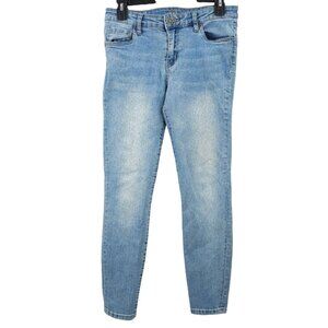 Kut From The Kloth Ankle Skinny Distressed Jeans Womens Size 6 Denim Light Wash